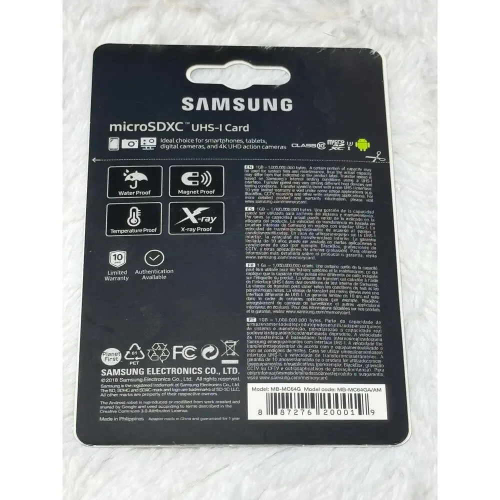 Samsung MicroSD EVO Plus 32GB Class 10 Micro SDHC Memory Card